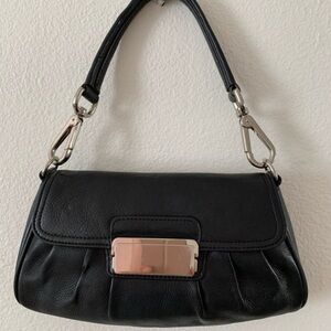 Express Black Leather Women's Bag